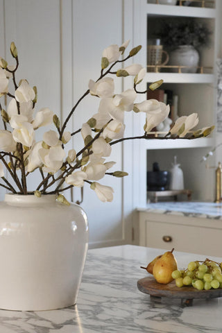 Faux Magnolia Branch - Tall