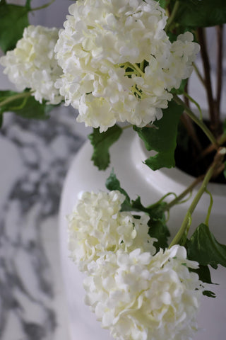 Faux White Viburnum Arrangement