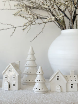 Ceramic White Tree
