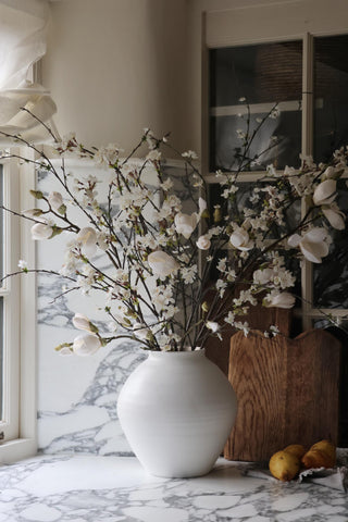 Faux Magnolia Branch - Tall