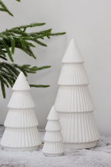 White Ceramic Pine Tree