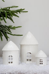 White Ceramic House