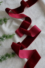 Velvet Ribbon - Bordeaux - 5m