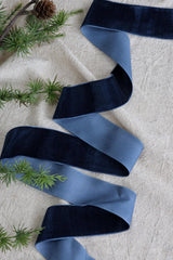 Velvet Ribbon - French Blue - 5m