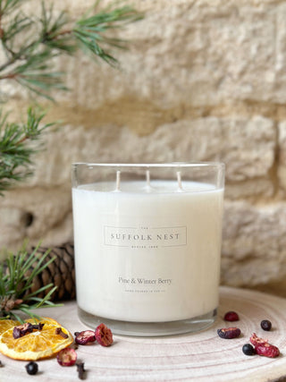 Pine & Winter Berry Candle - Large