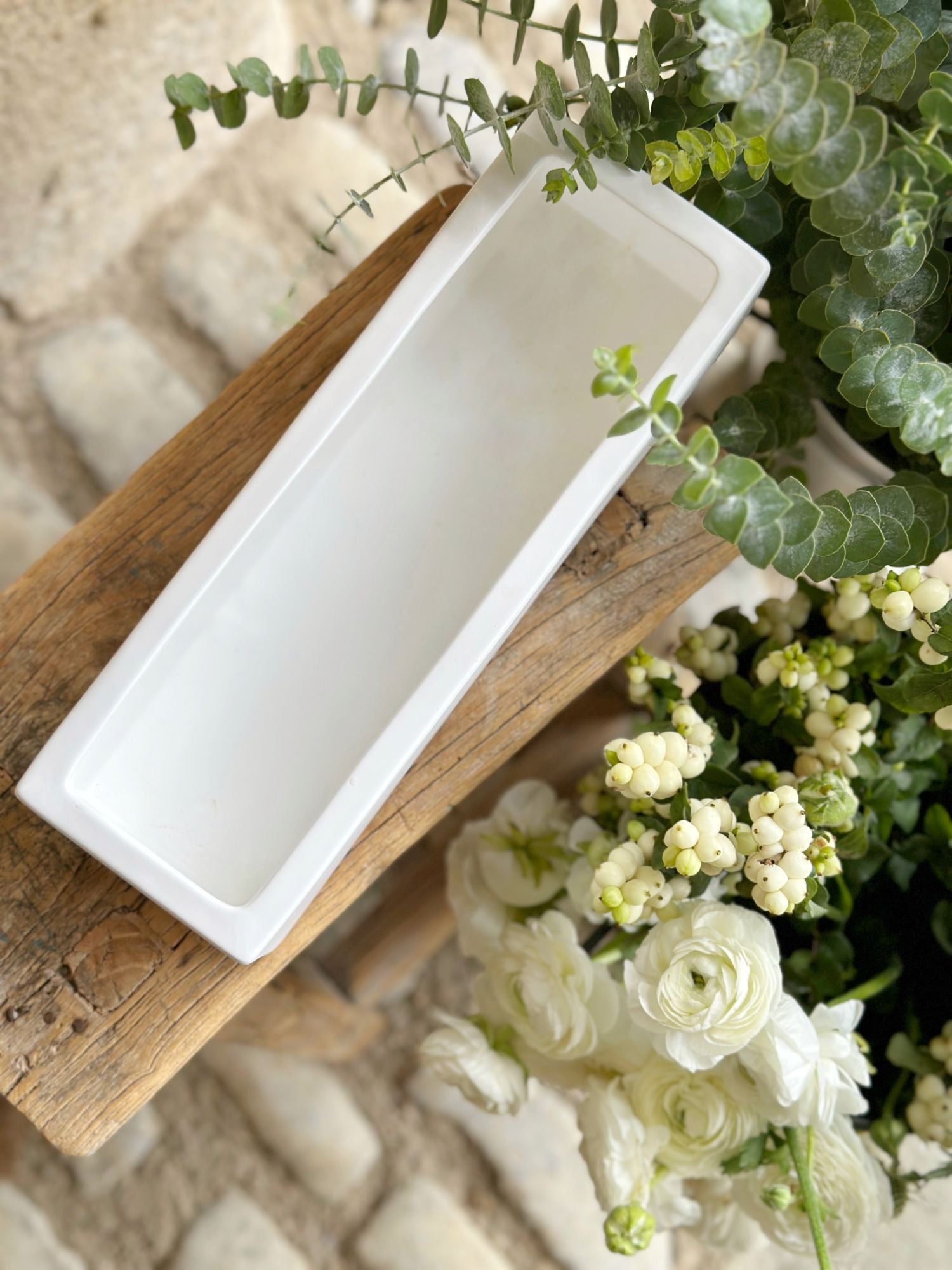 Ceramic White Tray