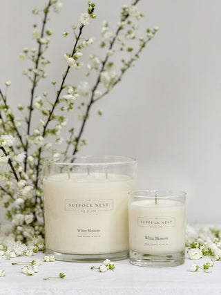 White Blossom Candle - Small