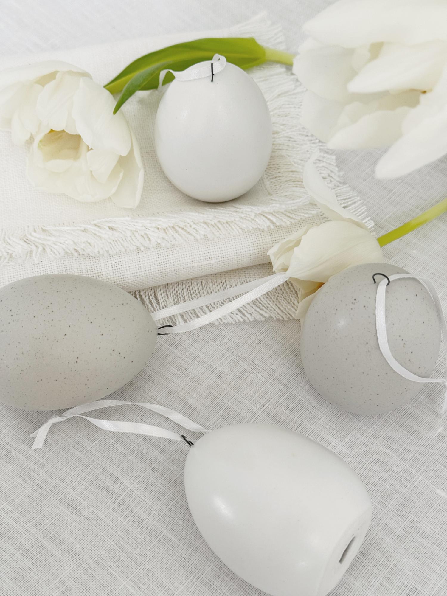 Ceramic Hanging Eggs - Set of 6