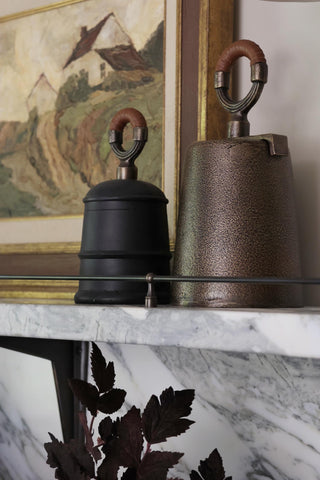 Aldringham Antique Brass Bells (set of 2)