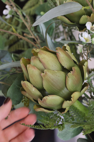 Faux Artichoke Arrangement - Deluxe