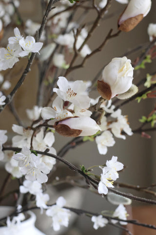 Faux Blush Spring Blossom Arrangement