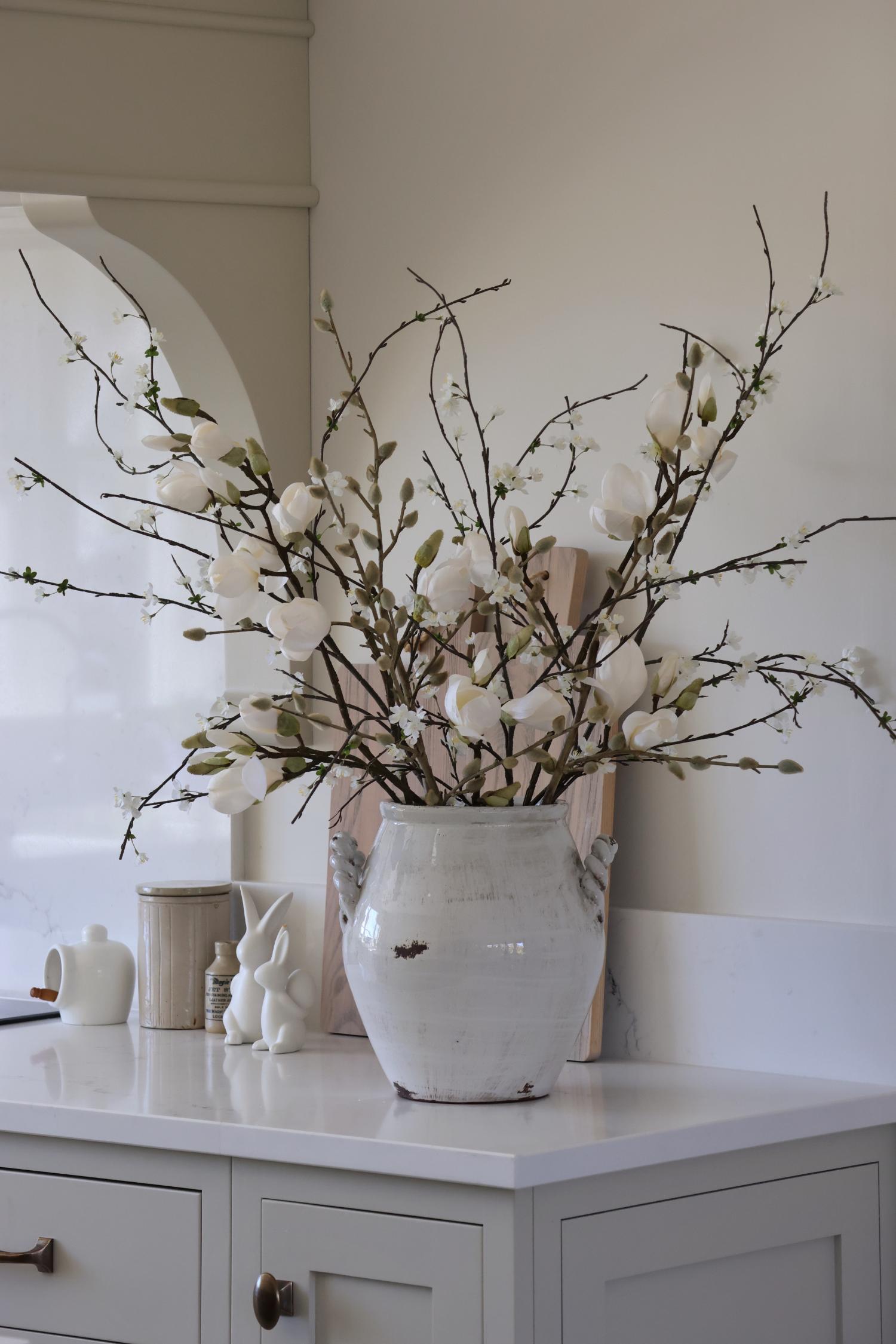 Faux Spring Willow Arrangement
