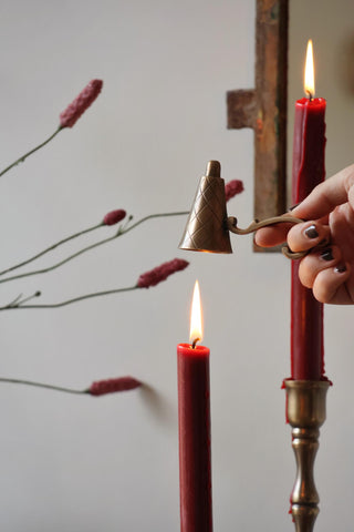 Corton Antique Brass Candle Snuffer