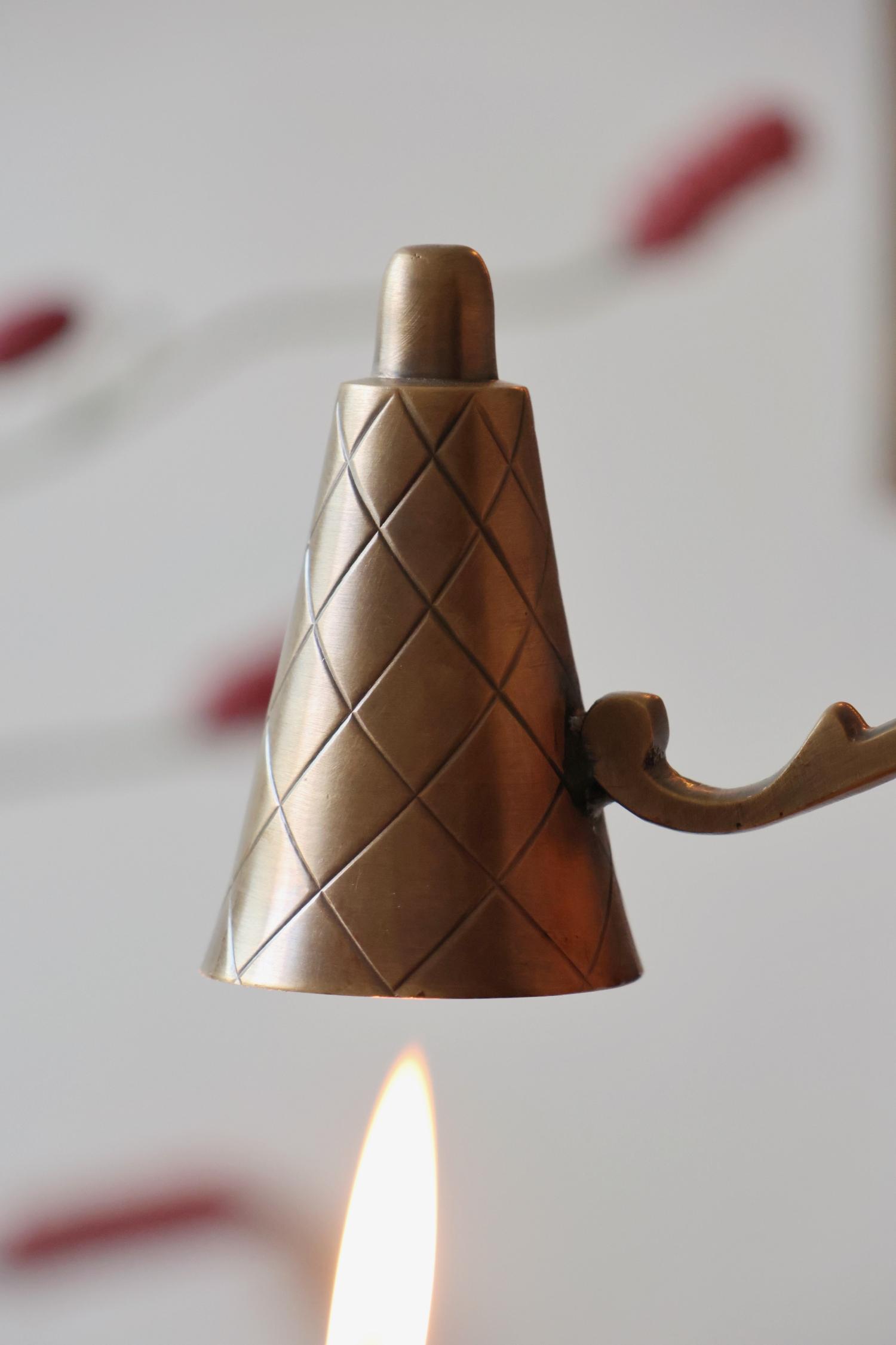 Corton Antique Brass Candle Snuffer