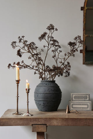 Faux Dried Seed Head Spray