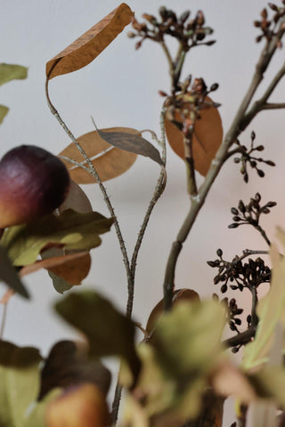 Faux Autumn Fig Arrangement