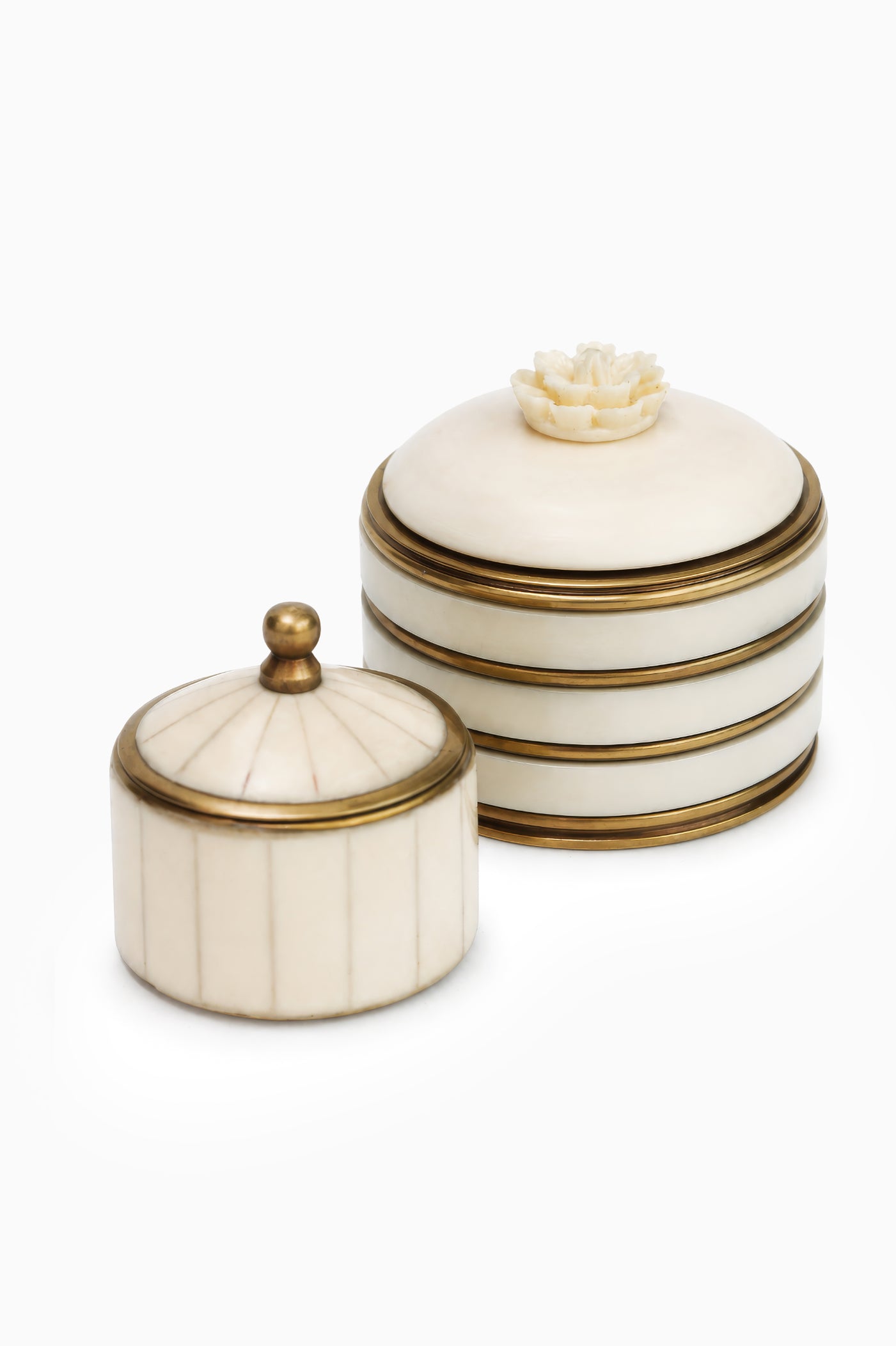 Melton Resin Round Boxes