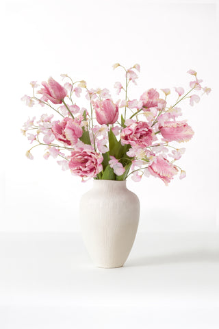 The Pink Bouquet and Vase Gift Bundle