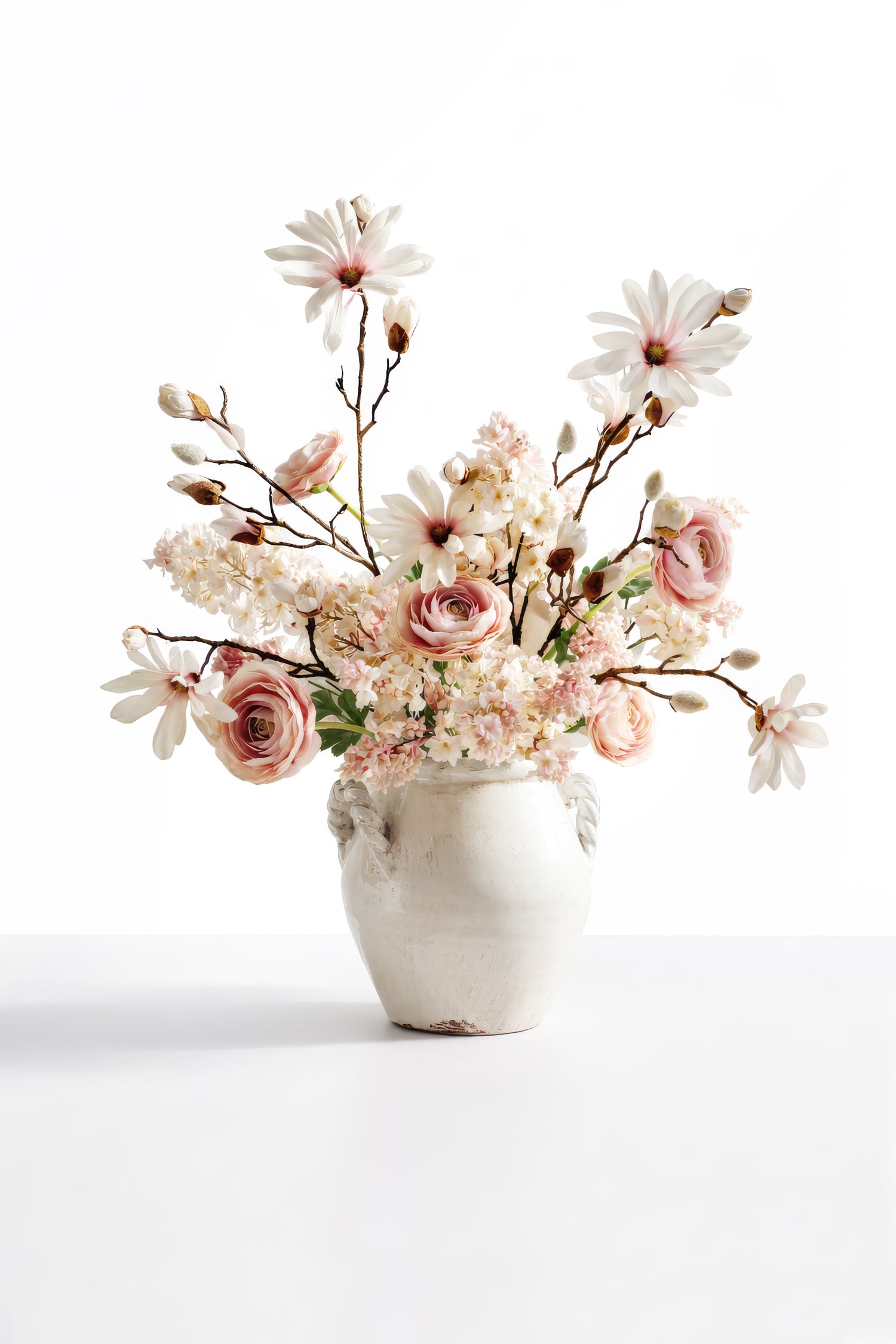 Faux Powder Pinks Arrangement