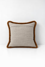 Decorative pillow with embroidery on a white background