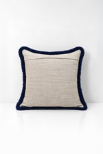 Decorative pillow with embroidery on a white background