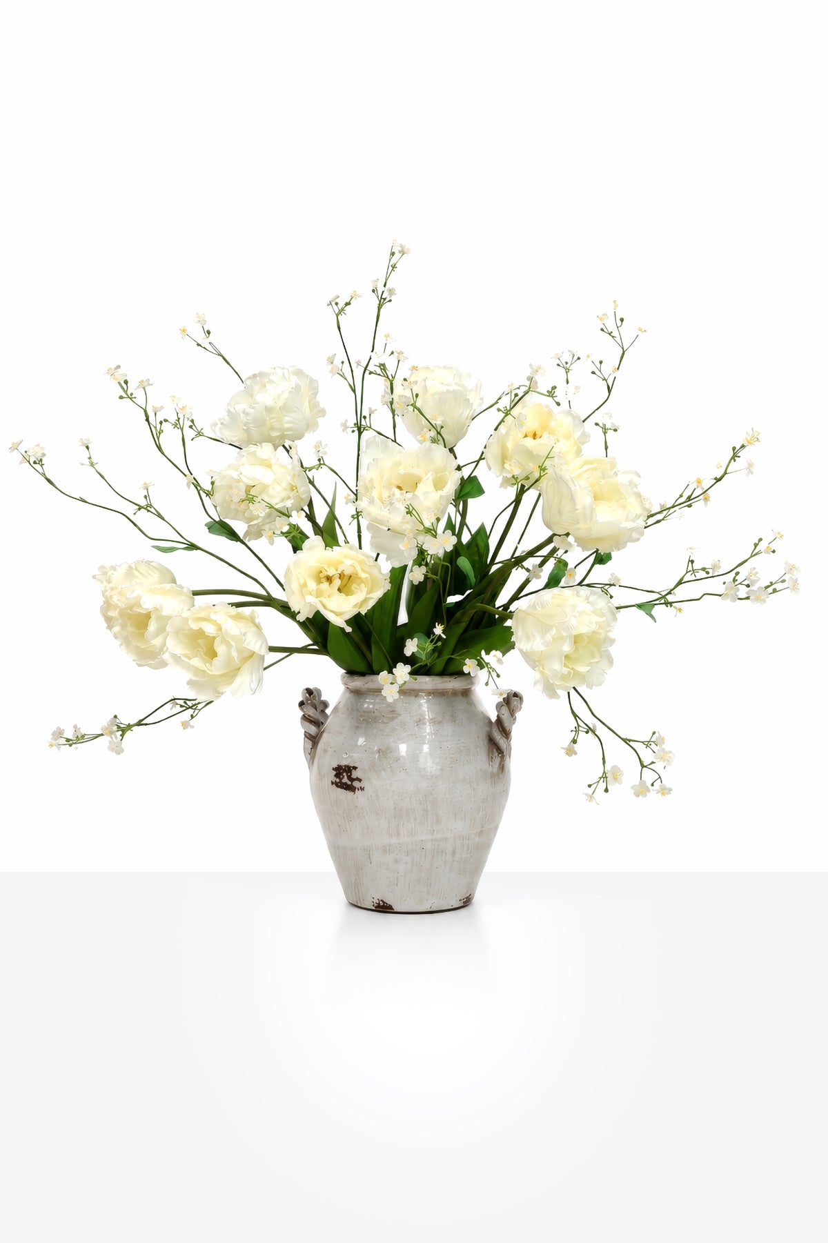 White Tulip Arrangement