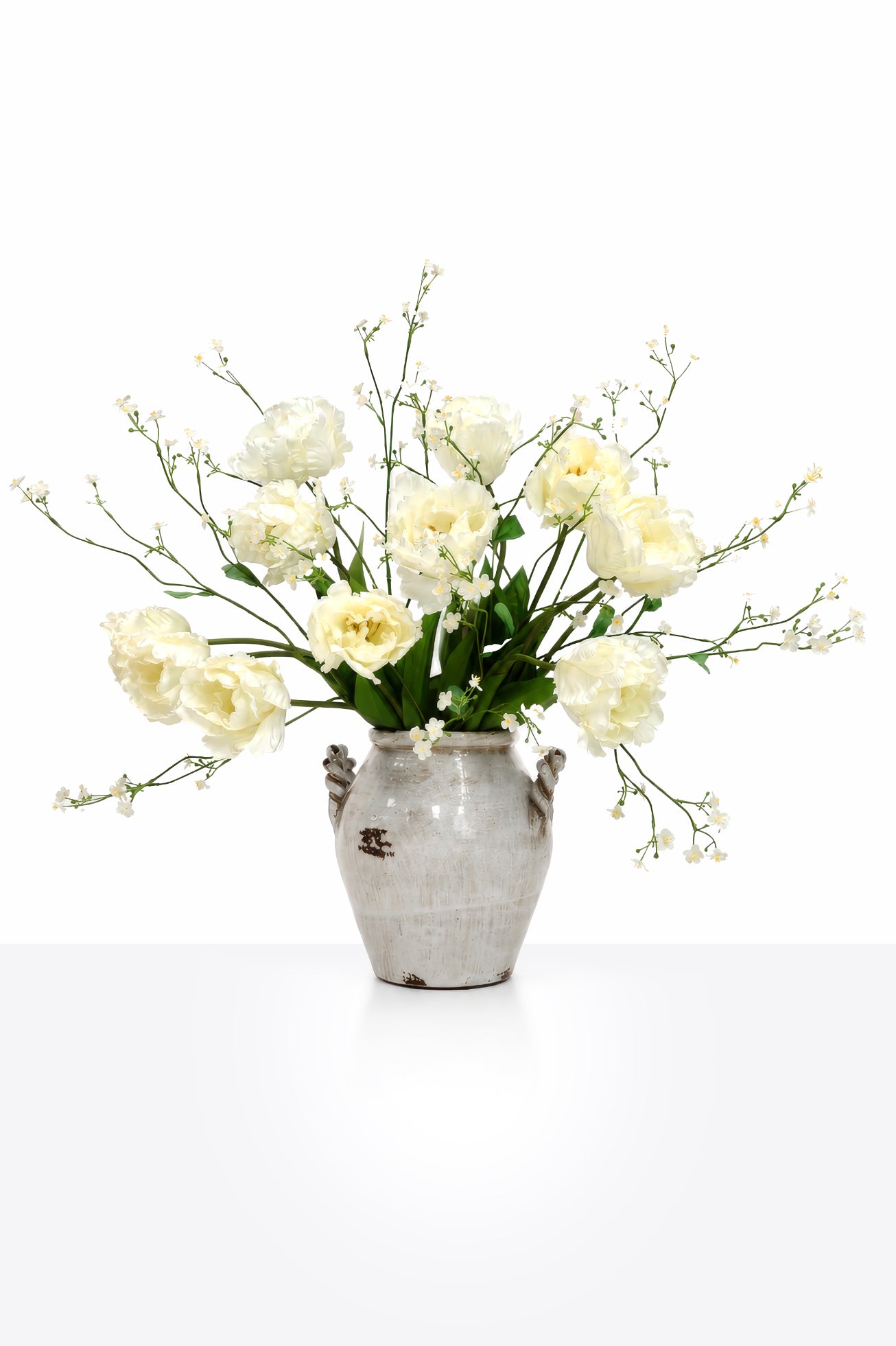 White Tulip Arrangement