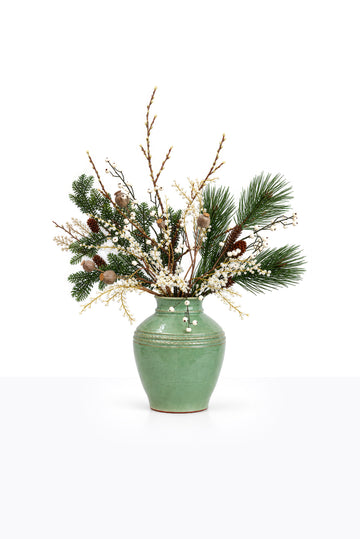 Faux White Berry Arrangement - Premium