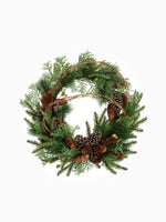 Faux Woodland Wreath on white