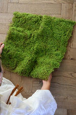 artificial green moss 