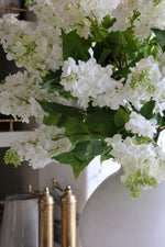 faux white lilac spray