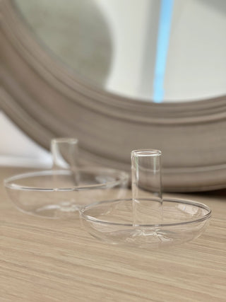 Simple Glass Candle Holder