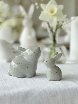 Speckled Ceramic Bunny